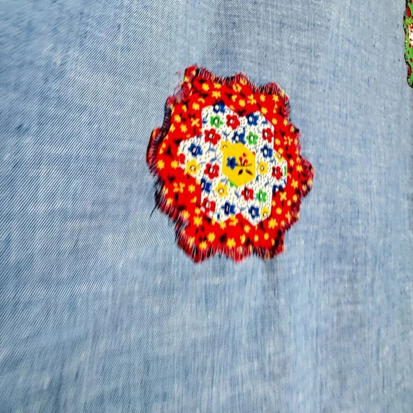 Vintage Floral Patchwork Maxi Dress - Picture 8 of 12